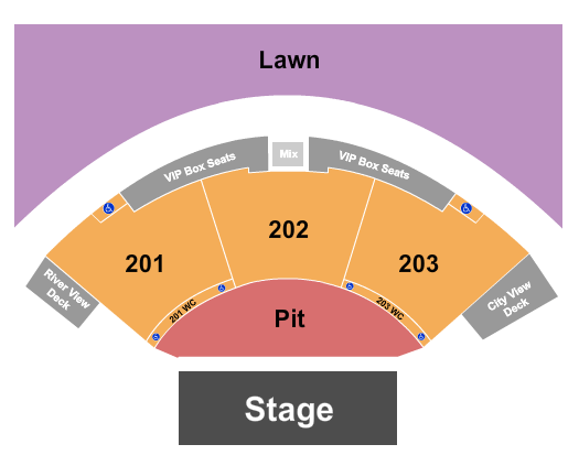 Allianz Amphitheater Neil Young Seating Chart